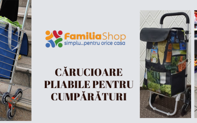 Cărucioarele pliabile pentru cumpărături – soluția perfectă pentru un shopping fără griji