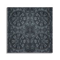 Set 5 x Tapet 3D Autoadeziv, design modern, rezistent la umezeala, usor de curatat, 70x70cm, Naimeed D4716, Negru