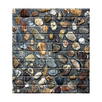 Tapet 3D autoadeziv, design modern,  usor de curatat, 70x77cm, Naimeed D3580