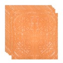 Set 5 x Tapet 3D Autoadeziv, design modern, rezistent la umezeala, usor de curatat, 70x70cm, Naimeed D4715, Portocaliu Set 5 x Tapet 3D Autoadeziv, design modern, rezistent la umezeala, usor de curatat, 70x70cm, Naimeed D4715, Portocaliu