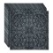 Set 10 x Tapet 3D Autoadeziv, design modern, rezistent la umezeala, usor de curatat, 70x70cm, Naimeed D4716, Negru