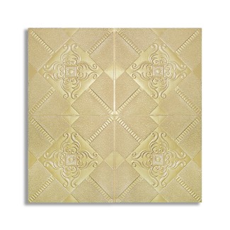 Tapet 3D Autoadeziv, design modern, rezistent la umezeala, usor de curatat, 70x70cm, Naimeed D4730, Auriu Tapet 3D Autoadeziv, design modern, rezistent la umezeala, usor de curatat, 70x70cm, Naimeed D4730, Auriu