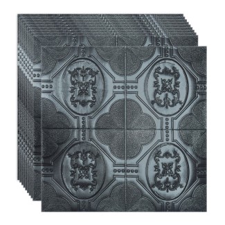 Set 10 x Tapet 3D Autoadeziv, design modern, rezistent la umezeala, usor de curatat, 70x70cm, Naimeed D4750, Negru Set 10 x Tapet 3D Autoadeziv, design modern, rezistent la umezeala, usor de curatat, 70x70cm, Naimeed D4750, Negru