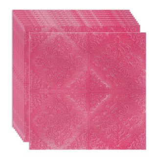 Set 10 x Tapet 3D Autoadeziv, design modern, rezistent la umezeala, usor de curatat, 70x70cm, Naimeed D4755, Roz Set 10 x Tapet 3D Autoadeziv, design modern, rezistent la umezeala, usor de curatat, 70x70cm, Naimeed D4755, Roz