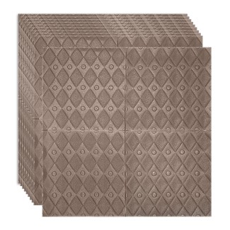 Set 10 x Tapet 3D Autoadeziv, design modern, rezistent la umezeala, usor de curatat, 70x70cm, Naimeed D4758, Bronz Set 10 x Tapet 3D Autoadeziv, design modern, rezistent la umezeala, usor de curatat, 70x70cm, Naimeed D4758, Bronz