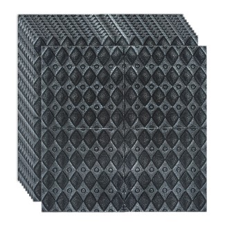 Set 10 x Tapet 3D Autoadeziv, design modern, rezistent la umezeala, usor de curatat, 70x70cm, Naimeed D4759, Negru Set 10 x Tapet 3D Autoadeziv, design modern, rezistent la umezeala, usor de curatat, 70x70cm, Naimeed D4759, Negru