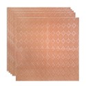 Set 5 x Tapet 3D Autoadeziv, design modern, rezistent la umezeala, usor de curatat, 70x70cm, Naimeed D4760, Maro