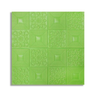 Tapet 3D Autoadeziv, design modern, rezistent la umezeala, usor de curatat, 70x70cm, Naimeed D4762, Verde Tapet 3D Autoadeziv, design modern, rezistent la umezeala, usor de curatat, 70x70cm, Naimeed D4762, Verde