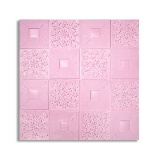 Tapet 3D Autoadeziv, design modern, rezistent la umezeala, usor de curatat, 70x70cm, Naimeed D4763, Roz Tapet 3D Autoadeziv, design modern, rezistent la umezeala, usor de curatat, 70x70cm, Naimeed D4763, Roz