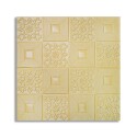 Tapet 3D Autoadeziv, design modern, rezistent la umezeala, usor de curatat, 70x70cm, Naimeed D4764, Galben Tapet 3D Autoadeziv, design modern, rezistent la umezeala, usor de curatat, 70x70cm, Naimeed D4764, Galben