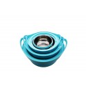 Set 4 caserole termoizolante D3149, culoare Albastru
