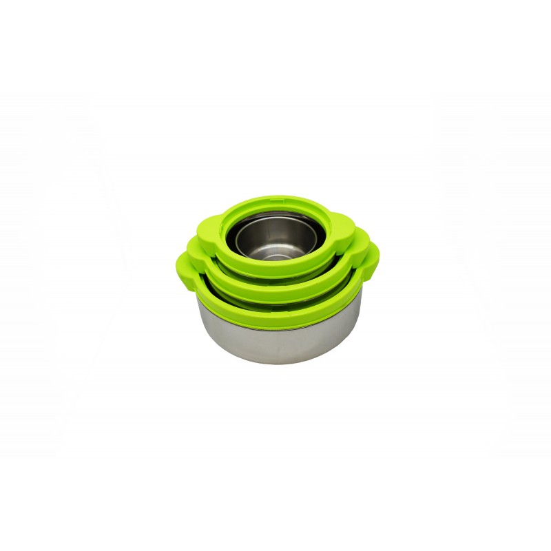 Set 3+1 Caserole termoizolante D3148, Culoare Verde