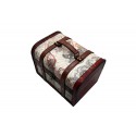 Cutie din lemn in forma de cufar, Naimeed, D171, 27*19*19 cm