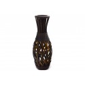 Vaza decorativa din bambus realizata manual, inaltime 44 cm, D166 Model C