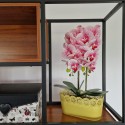 Vas decor din metal, bleu, D2602 Vas decor din metal, bleu, D2602