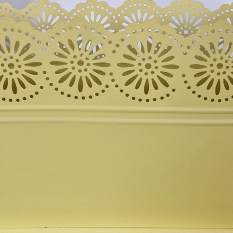 Vas decor din metal, bleu, D2602 Vas decor din metal, bleu, D2602