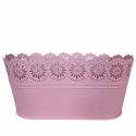 Vas decor din metal, Naimeed D2602, Alb Vas decor din metal, Naimeed D2602, Alb