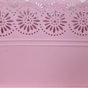 Vas decor din metal, Naimeed D2602, Alb Vas decor din metal, Naimeed D2602, Alb