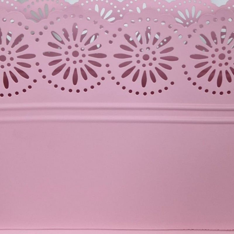 Vas decor din metal, Naimeed D2602, Alb Vas decor din metal, Naimeed D2602, Alb