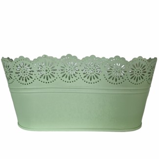 Vas decor din metal, Naimeed D2602, Verde, 130x275x135mm Vas decor din metal, Naimeed D2602, Verde, 130x275x135mm