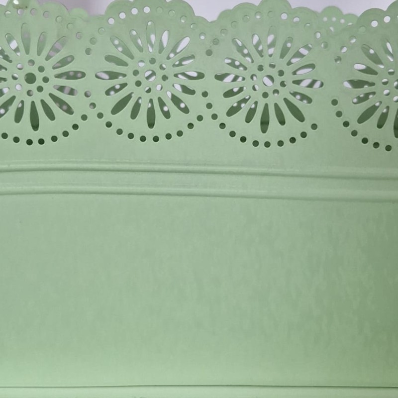 Vas decor din metal, bleu, D2602 Vas decor din metal, bleu, D2602