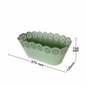 Vas decor din metal, bleu, D2602 Vas decor din metal, bleu, D2602