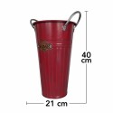Vas decor din metal, Naimeed D2606, 210x400x210mm, Rosu Vas decor din metal, Naimeed D2606, 210x400x210mm, Rosu