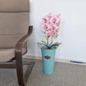 Vas decor din metal, Naimeed D2606, 210x400x210mm, Turcoaz Vas decor din metal, Naimeed D2606, 210x400x210mm, Turcoaz