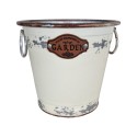 Vas decor din metal Naimeed D2612, 175x155x175mm, Alb Vas decor din metal Naimeed D2612, 175x155x175mm, Alb