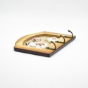 Cuier decorativ cu 3 carlige, Naimeed D65-2, 20x15.5x0.8 cm, Maro Cuier decorativ cu 3 carlige, Naimeed D65-2, 20x15.5x0.8 cm, Maro