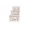 Set 3 cutii depozitare/decor realizate manual D811