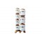 Set condimente din ceramica fina si cu suport din bambus , 7 piese, Naimeed, D153