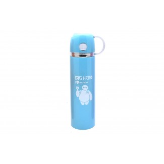 Termos vacuum cu canita pentru copii, bauturi reci sau calde, Angel baby, 500ml, albastru Termos vacuum cu canita pentru copii, bauturi reci sau calde, Angel baby, 500ml, albastru