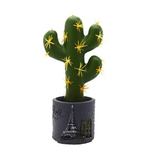 Cactus artificial, Naimeed D2835, culoare verde, 22x8 cm Cactus artificial, Naimeed D2835, culoare verde, 22x8 cm