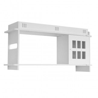 Etajera cu dulapior, D19, culoare Alb, 30 x 60 x 15 cm Etajera cu dulapior, D19, culoare Alb, 30 x 60 x 15 cm