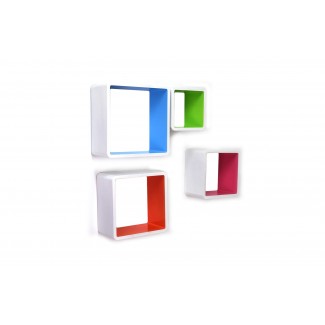 Set 4 rafturi cub colorate, D1216 Set 4 rafturi cub colorate, D1216