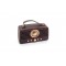 Boxa portabila NewRixing NR-4013, Negru-Crem, Retro style, 1500mAh, 10W, D1267a