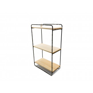 Etajera Suspendata, Luminite Led, Negru, Naimeed D57N, 40x23x12 cm Etajera Suspendata, Luminite Led, Negru, Naimeed D57N, 40x23x12 cm