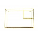 Etajera suspendata, aurie cu luminite Led, 38*26*11 cm, D58 Etajera suspendata, aurie cu luminite Led, 38*26*11 cm, D58
