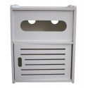 Dulapior cu raft si compartiment hartie, D128, 23*30*18 cm