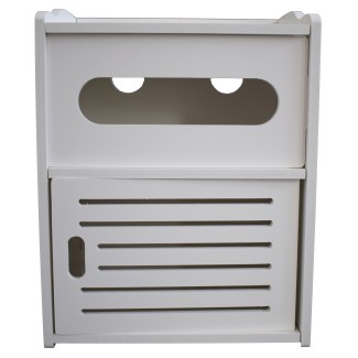 Dulapior cu raft si compartiment hartie, D128, 23*30*18 cm