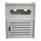 Dulapior cu raft si compartiment hartie, D128, 23*30*18 cm