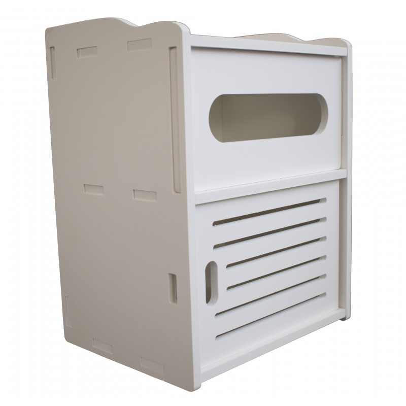 Dulapior cu raft si compartiment hartie, D128, 23*30*18 cm