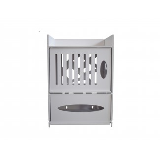 Dulapior cu raft si compartiment hartie, D162, 23,5*33,5*19,5 cm