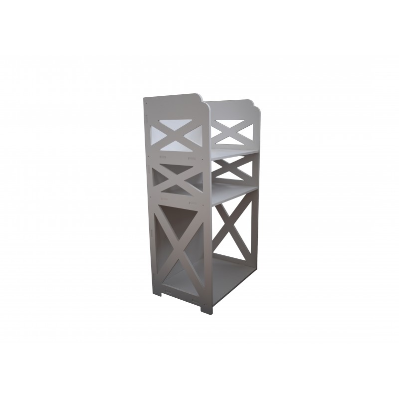 Etajera cu 3 rafturi pentru baie, D167, 39,5*80*29,5 cm