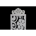 Paravan de camera cu 4 panouri, Naimeed D102, culoare alb, 150 x 30 cm