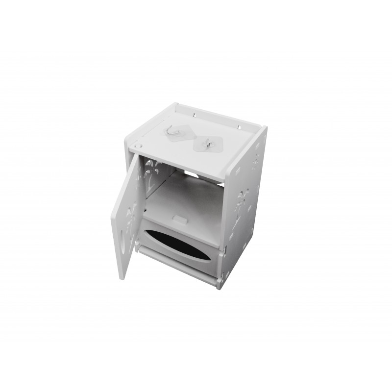 Dulapior cu raft si compartiment hartie, D152, 23*33*20 cm