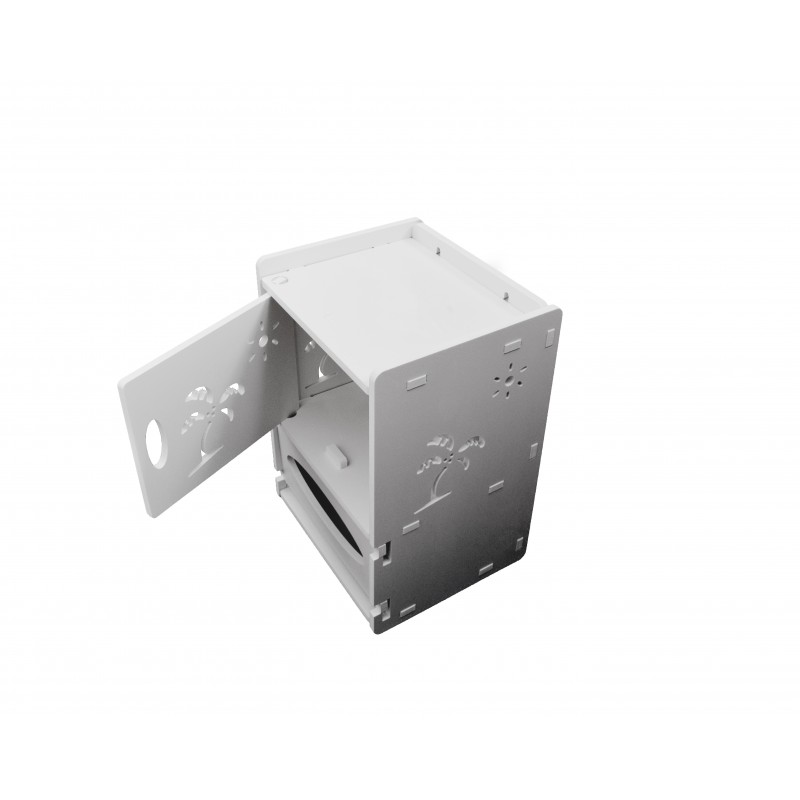 Dulapior cu raft si compartiment hartie, D152, 23*33*20 cm