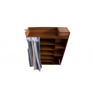 Pantofar din bambus, 10 rafturi, 100*130.5*28 cm, D189 Pantofar din bambus, 10 rafturi, 100*130.5*28 cm, D189