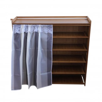 Pantofar din bambus, 6 rafturi, 102*101*28 cm, D185 Pantofar din bambus, 6 rafturi, 102*101*28 cm, D185